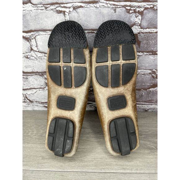 To Boot New York Brown Leather Penny Loafer Driving Shoes Men’s Sz 10.5D US/44EU - Picture 7 of 16